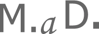 MaD logo black and white